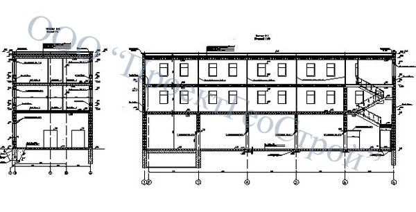 Проект надстройки 2-х этажей существующего здания, расположенного по адресу: г.Москва, СВАО, Староватутинский проезд, д. 5 стр. 3.
